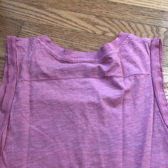 Junk Food pink Beachy Tank Top Sleeveless Shirt - Picture 4 of 8